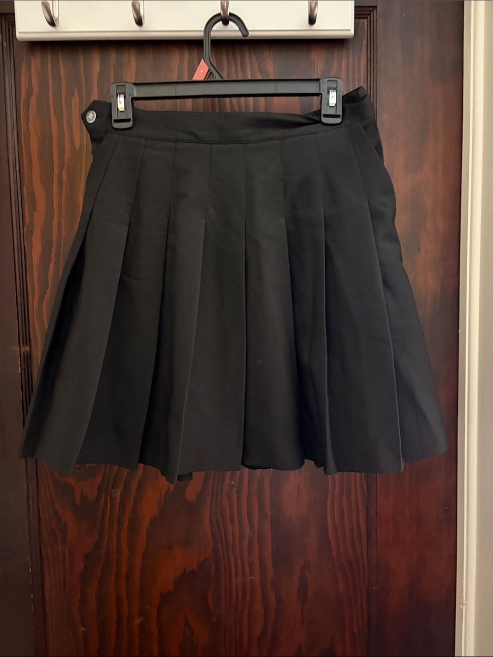Amazon Black Pleated Skater Skirt